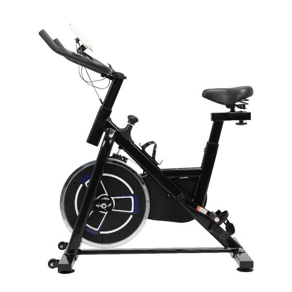 Imagem de Bicicleta Spinning Ergométrica Profissional Mile Fitness Roda de Inércia 8kg Treino Intenso em Casa  Evolux