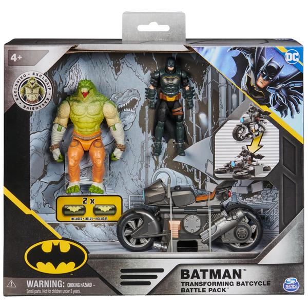 Imagem de Bicicleta transformadora Toy DC Comics Batman com Killer Croc de 10 cm