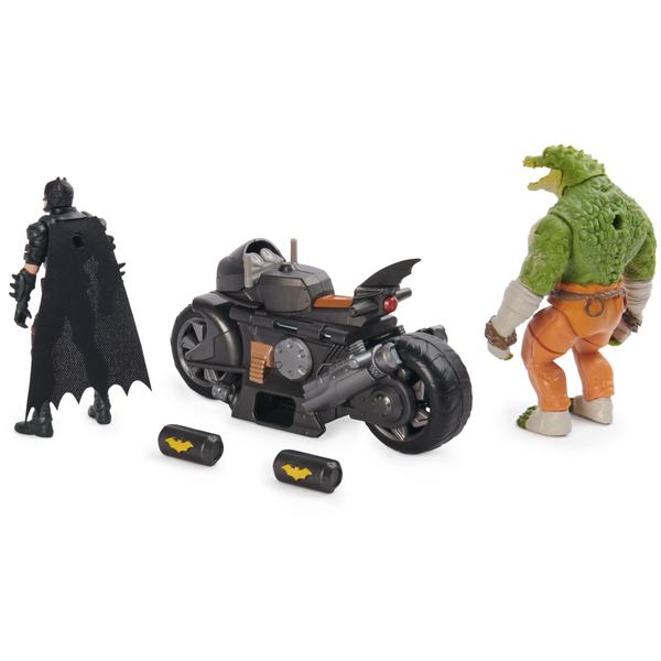 Imagem de Bicicleta transformadora Toy DC Comics Batman com Killer Croc de 10 cm