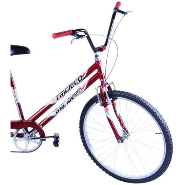 Imagem de Bicicleta Triciclo Aro 26 cor Vermelho