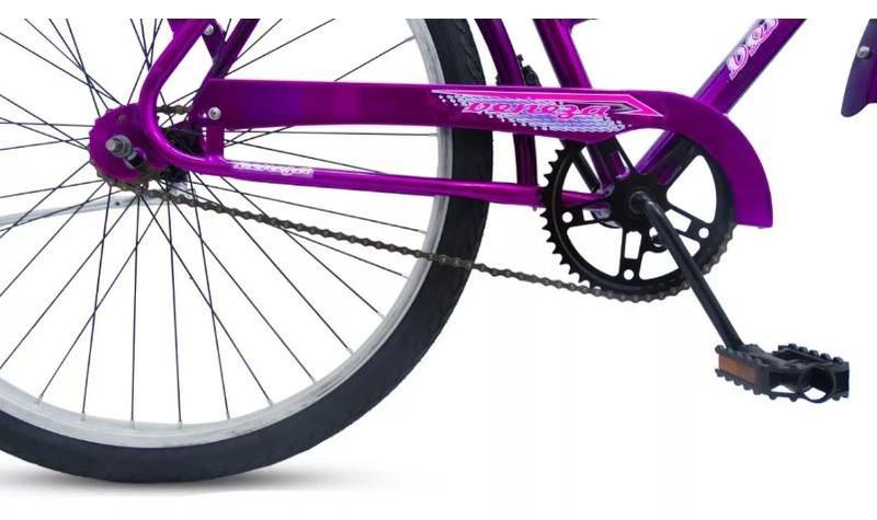 Imagem de Bicicleta Urbana Tropical Aro 26 Veneza Ello Bike V-brake - Violeta