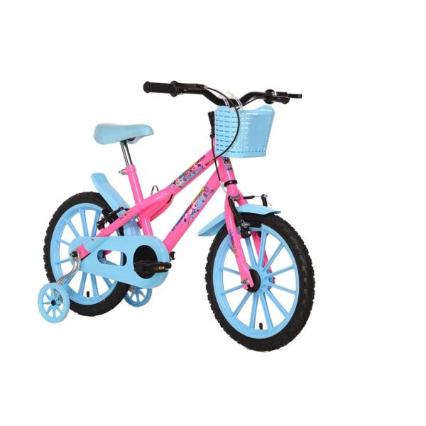 Imagem de Bicicleta Vellares Super Girl Fest Aro 16 Feinino Rosa Neon 