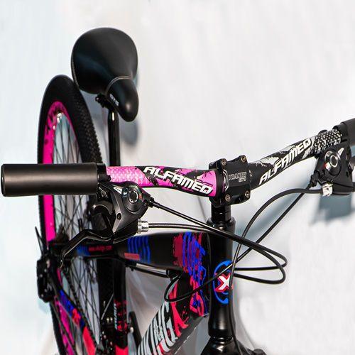 Imagem de Bicicleta Viking Aro 26 Preto Rosa Câmbios Shimanos Aro Rosa Vmaxx