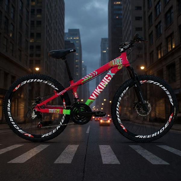 Bicicleta Viking X TUFF25 Freeride Aro 26 Freio a Disco 21