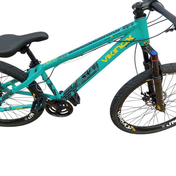 Imagem de Bicicleta Vikingx Aro 26 Tuff 30 24v Aluminio Unissex Rodas Vmaxx Mtb Freeride