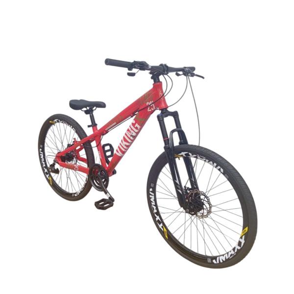 Imagem de Bicicleta Vikingx Tuff 25 Aluminio 21v Freio Hidraulico Suspensão Dianteira Mtb Unissex