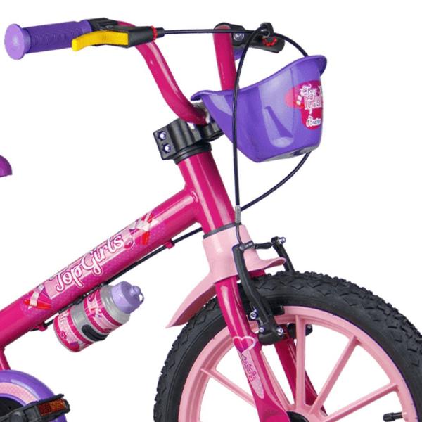 Imagem de Bicicletinha Infantil Aro 16 para Menina Top Girls Nathor