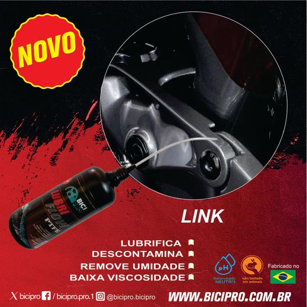 Imagem de BICIPRO LUBRIFLOW PTFE 100ML Lubrificante de STI, Link de Suspensão e Cabos