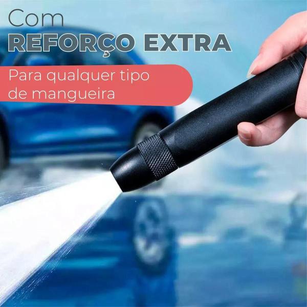 Imagem de Bico Alta Pressão Jato Mangueira Água Kit 4 Pçs Lava Carro