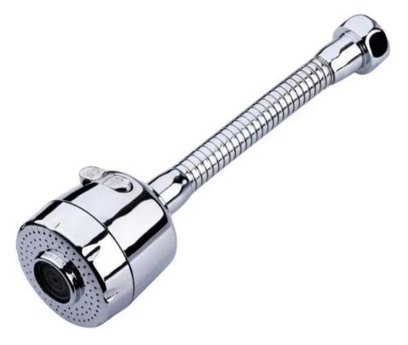 Imagem de Bico Arejador Extensor Articulado Para Torneiras 360 Inox