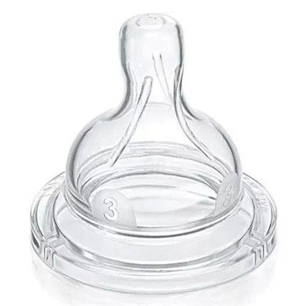 Imagem de Bico De Mamadeira Avent Classic Nº 03 - 2 peças (Scf633/27) - Philips Avent