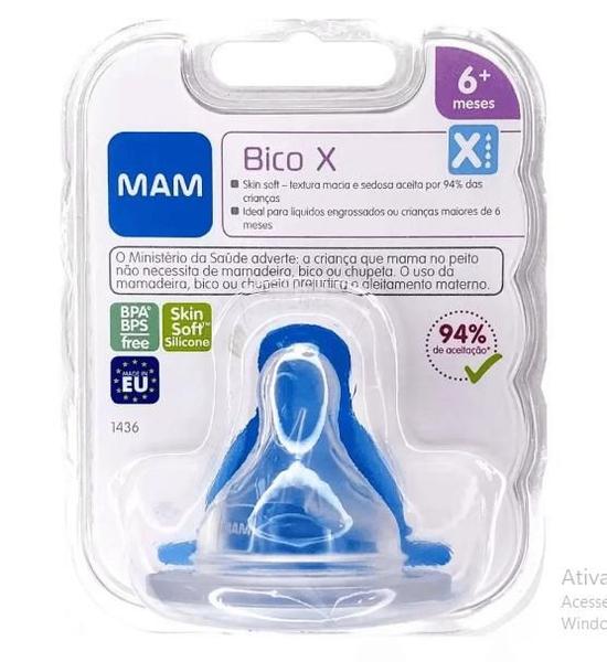 Imagem de Bico de Mamadeira Mam X Fluxo Super Rápido 6+ meses com 1 Unidade