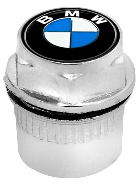 Imagem de Bico De Pneu Cromado Pino Roda Válvula Antifurto Bmw 320i