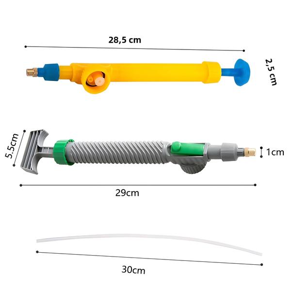Imagem de Bico de Spray Manual Ajustável Alta Pressão para Irrigação de Jardim