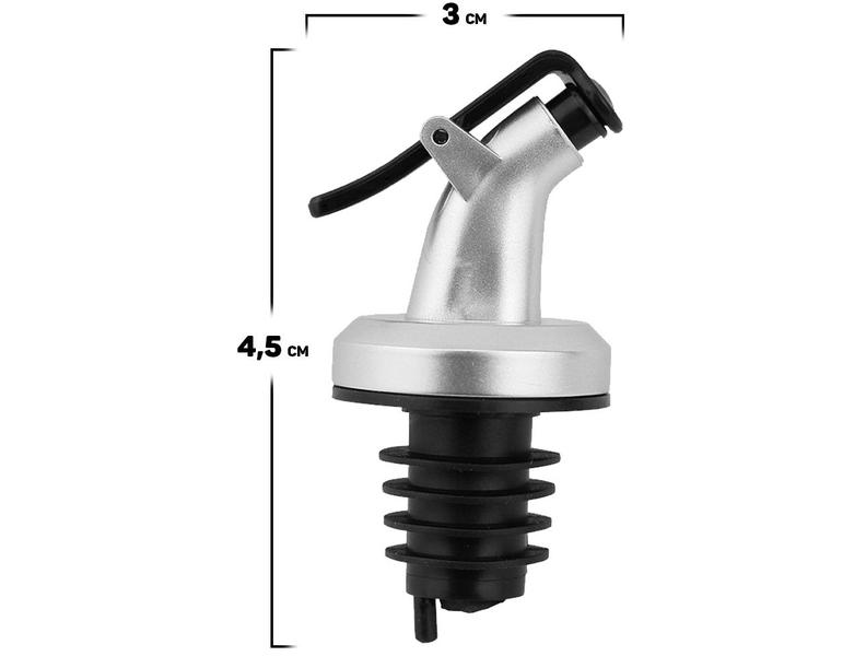 Imagem de Bico Dosador Plástico Para Azeite Vinagre Óleo Shoyu Temperos Evita Vazamentos Clink