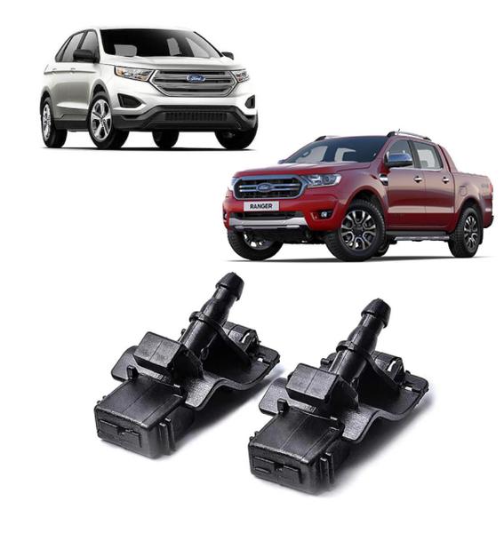 Imagem de Bico Esguicho Brucutu Limpador Parabrisa Ford Ranger Edge 2018 2019 2020 2021 2022 FT4Z17603