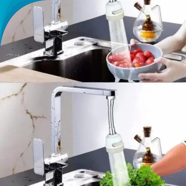 Bico Giratório Para Torneira 360 Ideal Para Limpeza Com Entrega Rápida - Riberken Imagem de Bico Giratório Para Torneira 360 Ideal Para Limpeza Com Entrega Rápida