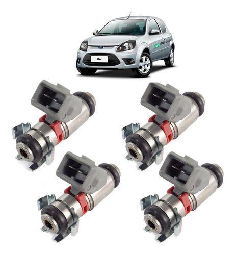 Imagem de Bico injetor ford ka 1.0 8v 2008 á 2013 kit c/ 4 unidades