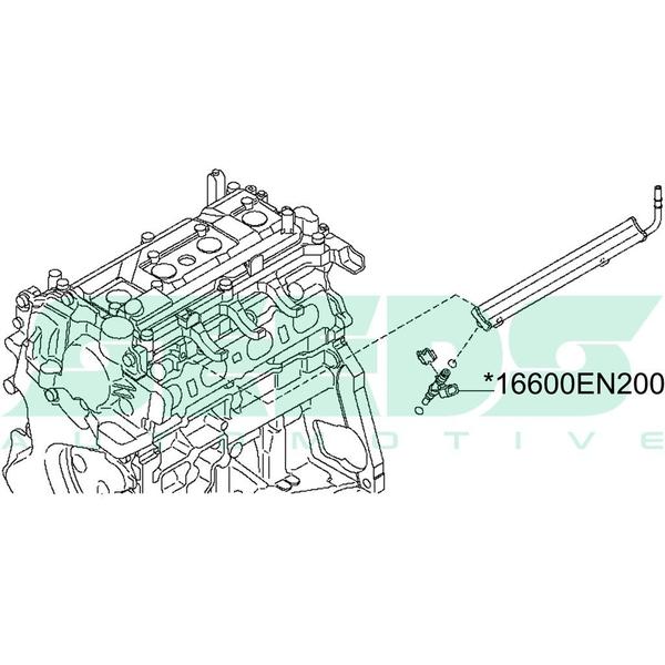 Imagem de Bico Injetor Nissan Sentra 2.0 Gasolina 2007 A 2013 Fby2850