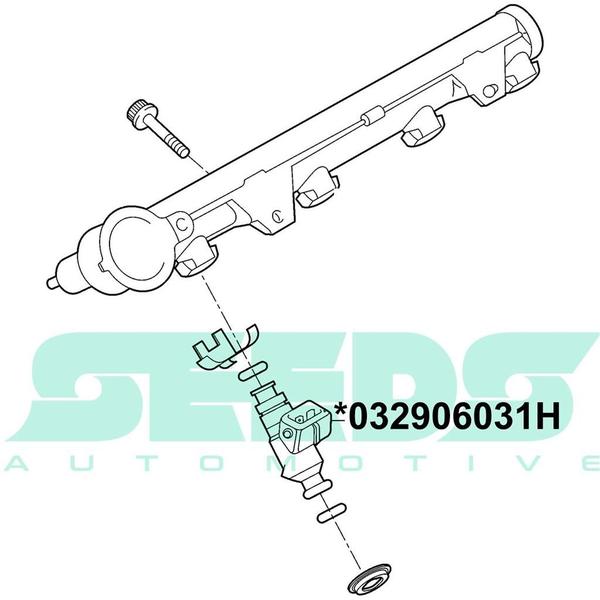 Imagem de Bico Injetor Volkswagen CrossFox 1.6 Total Flex 2005 A 2008