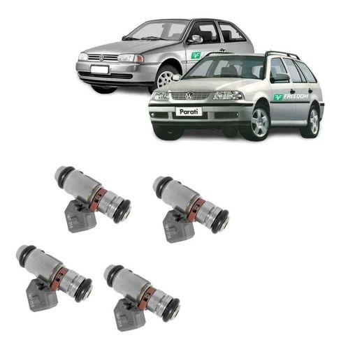 Imagem de Bico injetor vw gol parati 1.0 16v 1997 á 2003 kit c/4 bicos