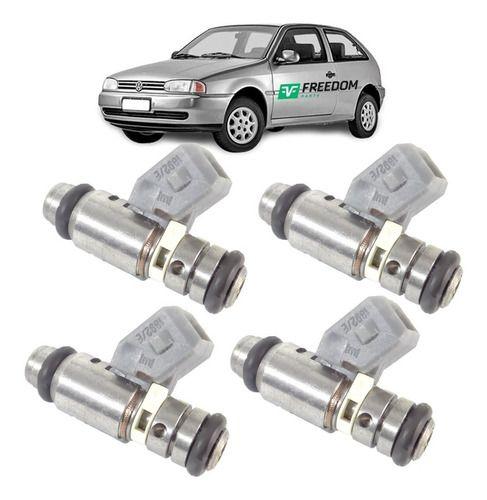 Imagem de Bico injetor vw gol parati polo 1.0 16v seat ibiza 1.0 1997 á 2003 kit c/ 4 unidades