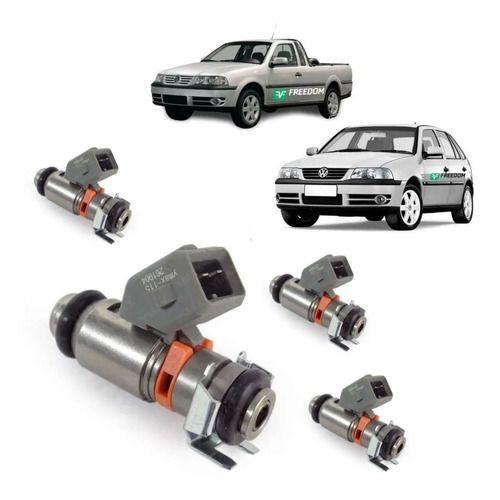 Imagem de Bico injetor vw gol parati saveiro santana 1.6 1.8 2.0 1997  kit c/ 4 bicos