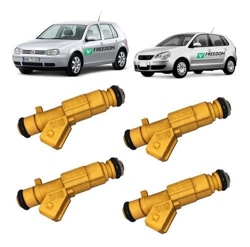 Imagem de Bico injetor vw golf polo 1.6 8v gasolina 2002 á 2006 - 0280156096 kit c/ 4 unidades