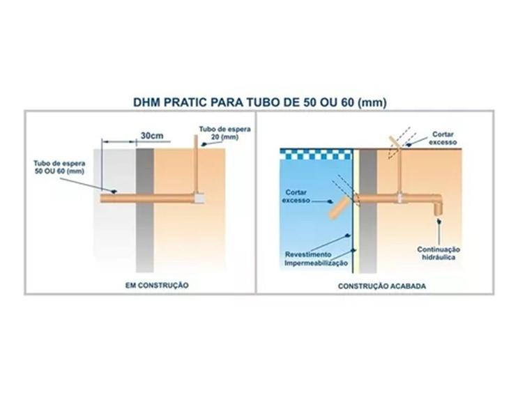 Imagem de Bico Jato Hidromassagem Inox Piscina Alvenaria Cano 50mm