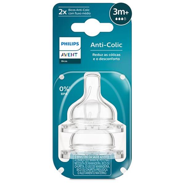 Bico Mamadeira Classic 3.0 Com 2 Unidades - Philips Avent Imagem de Bico Mamadeira Classic 3.0 Com 2 Unidades - Philips Avent