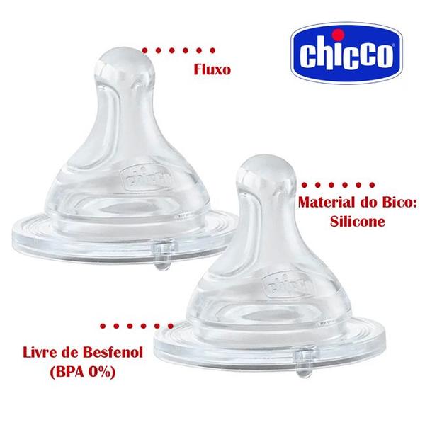 Imagem de Bico Mamadeira Physio Perfect 5 Com 2 Unidades - Chicco