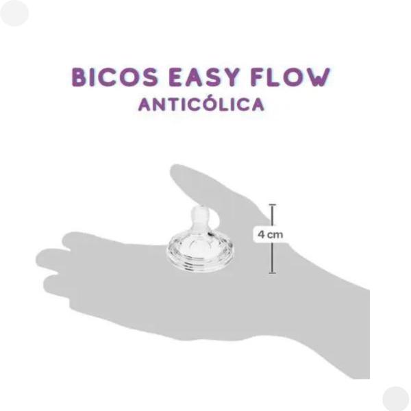 Imagem de Bico para Mamadeira Easy Flow Anticólica - Buba