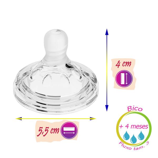 Imagem de Bico para Mamadeira Easy Flow Buba Fluxo Lento Médio Rápido Silicone Ultrasoft Anticólica Buba