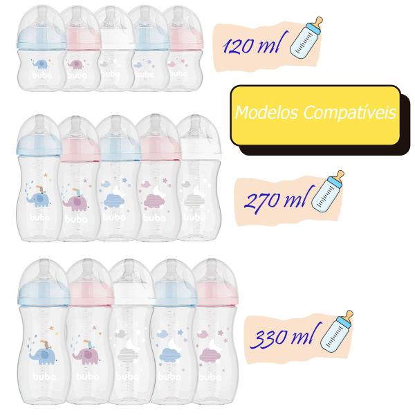 Bico para Mamadeira Easy Flow Buba Fluxo Lento Médio Rápido Silicone Ultrasoft Anticólica Buba Imagem de Bico para Mamadeira Easy Flow Buba Fluxo Lento Médio Rápido Silicone Ultrasoft Anticólica Buba