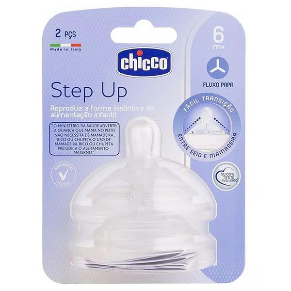 Imagem de Bico Para Mamadeira Step Up Com 2 Unidades Chicco