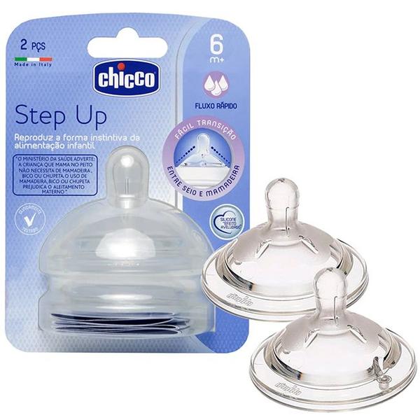 Imagem de Bico Para Mamadeira Step Up Com 2 Unidades Chicco