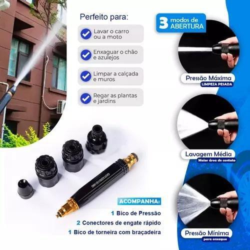 Imagem de Bico para Mangueira de Água Esguicho de Alta Pressão Super: Potência e Eficiência em um Único Produto