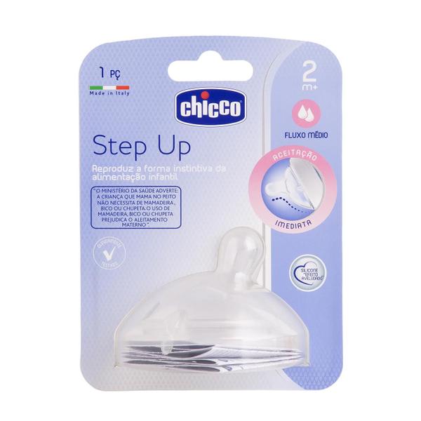 Imagem de Bico Step Up Chicco Fluxo Médio 2M - 1 Un