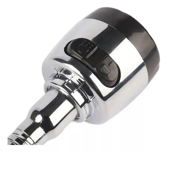 Bico Torneira Extensor Cromado Adaptador Flexível Pias - mk Imagem de Bico Torneira Extensor Cromado Adaptador Flexível Pias