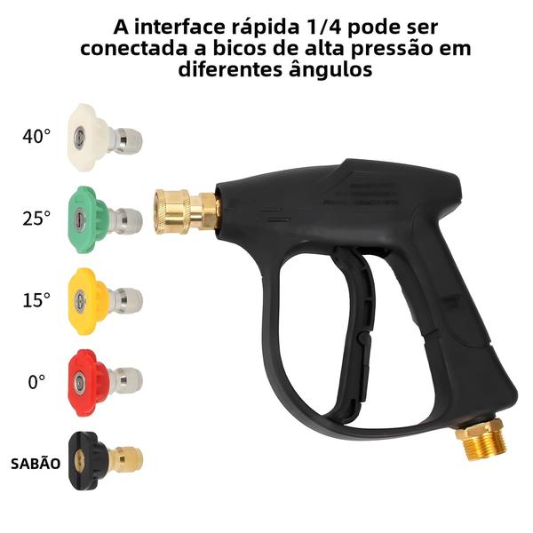 Imagem de Bico Universal 1/4" para Lavadora de Alta Pressão com Conector Rápido