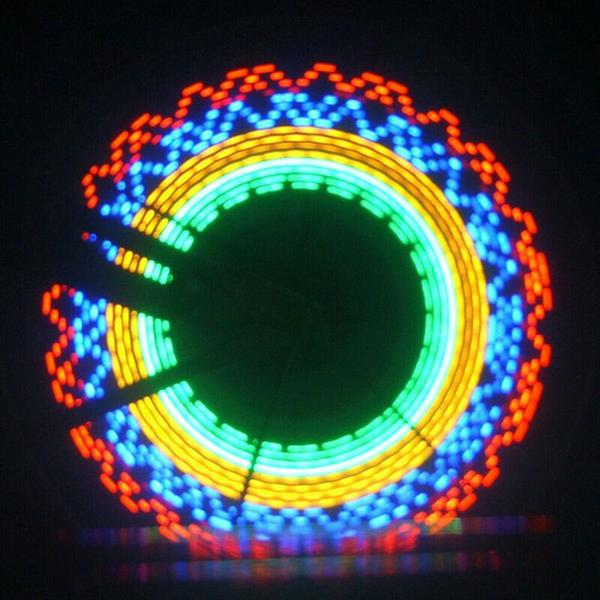 Imagem de Bicycle Spoke Light Wokex Rainbow Wheel Signal 32LED Pattern