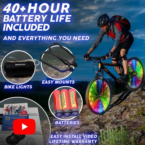 Imagem de Bicycle Spoke Lights Activ Life Color-Changing (1 pneu)