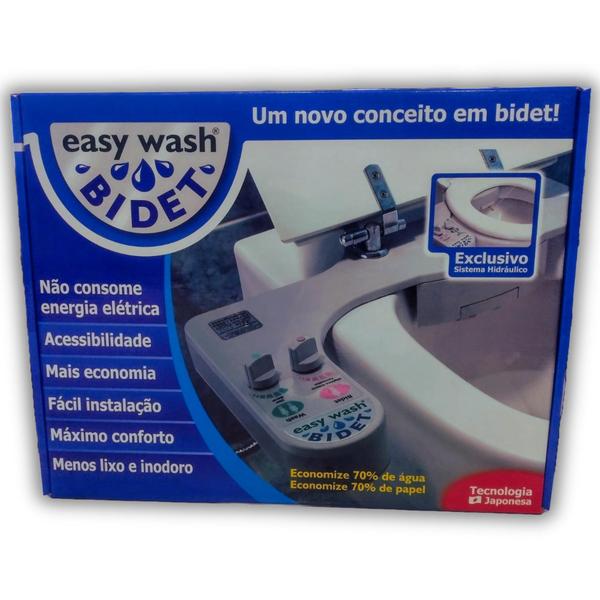 Imagem de Bidê Ducha Higiênica Acoplada Ao Vaso Sanitário / Easy Wash Bidet - Comando Lado Esquerdo