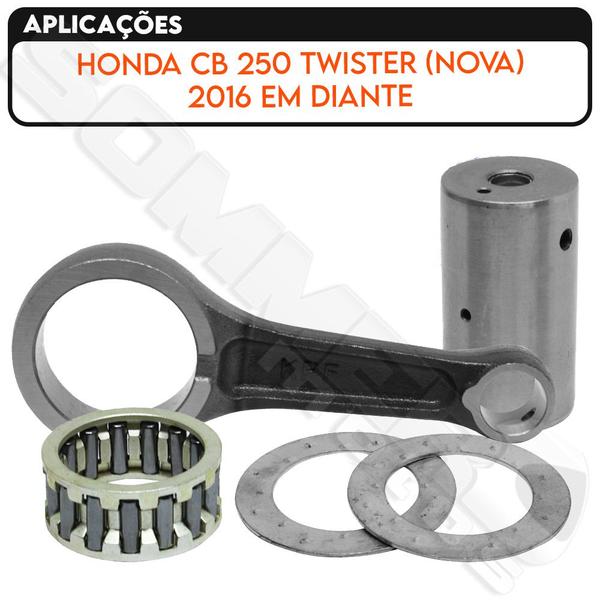 Imagem de Biela Cb 250 Twister (Nova) 2016 em Diante Brandy