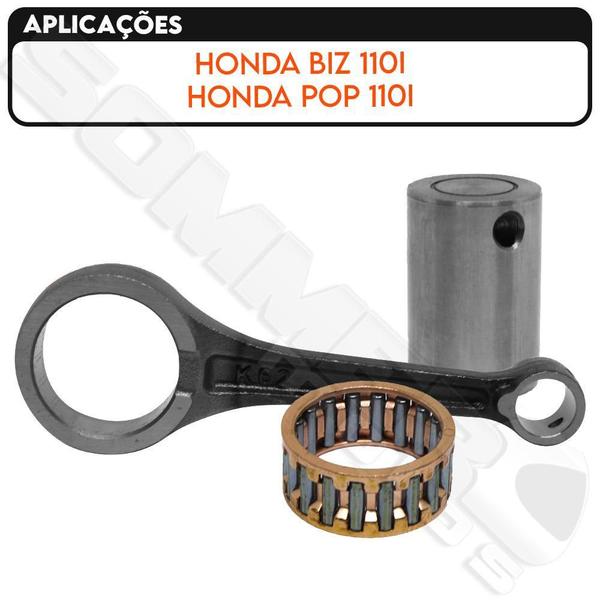 Imagem de Biela Honda Biz 110I / Pop 110I Brandy