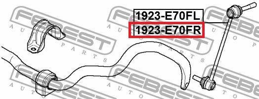 Imagem de Bieleta dianteira BMW X5 X6 E70 E71 E72 - Febest