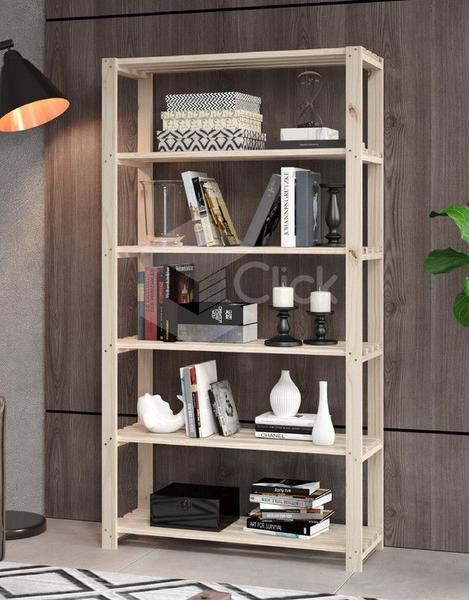 Big Aparador Pinus De Madeira E Arara Dupla Para Closet Organizador - AJB STORE Imagem de Big Aparador Pinus De Madeira E Arara Dupla Para Closet Organizador