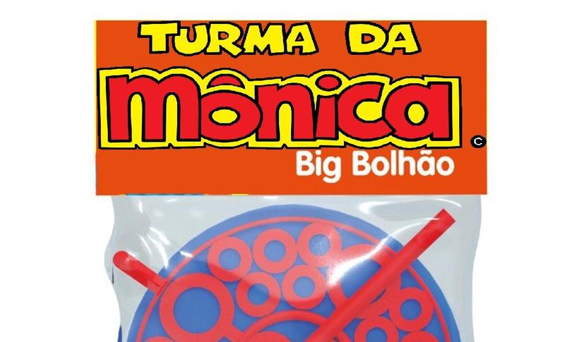 Imagem de Big Bolhão Turma Da Mônica Com Refil 60ml Brasilflex