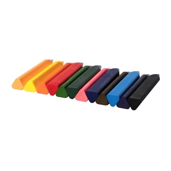 Imagem de Big Giz de Cera Grosso Triangular Staedtler 12 Cores Jumbo