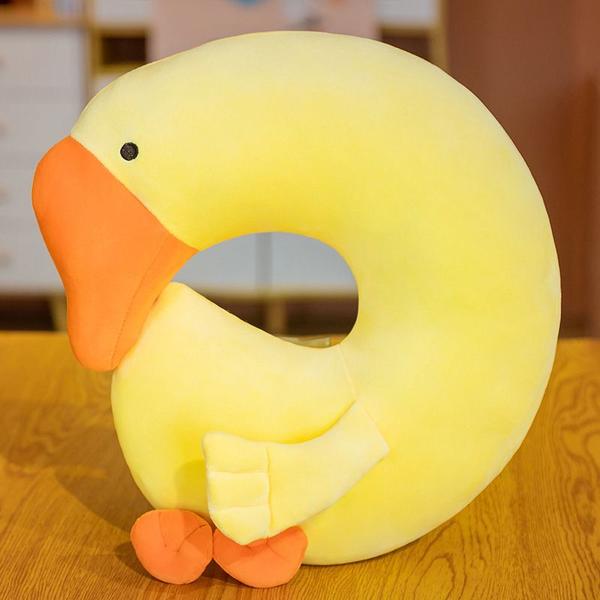 Imagem de Big Goose U-shaped Neck Pillow, Pelúcia Doll Neck Pillow,